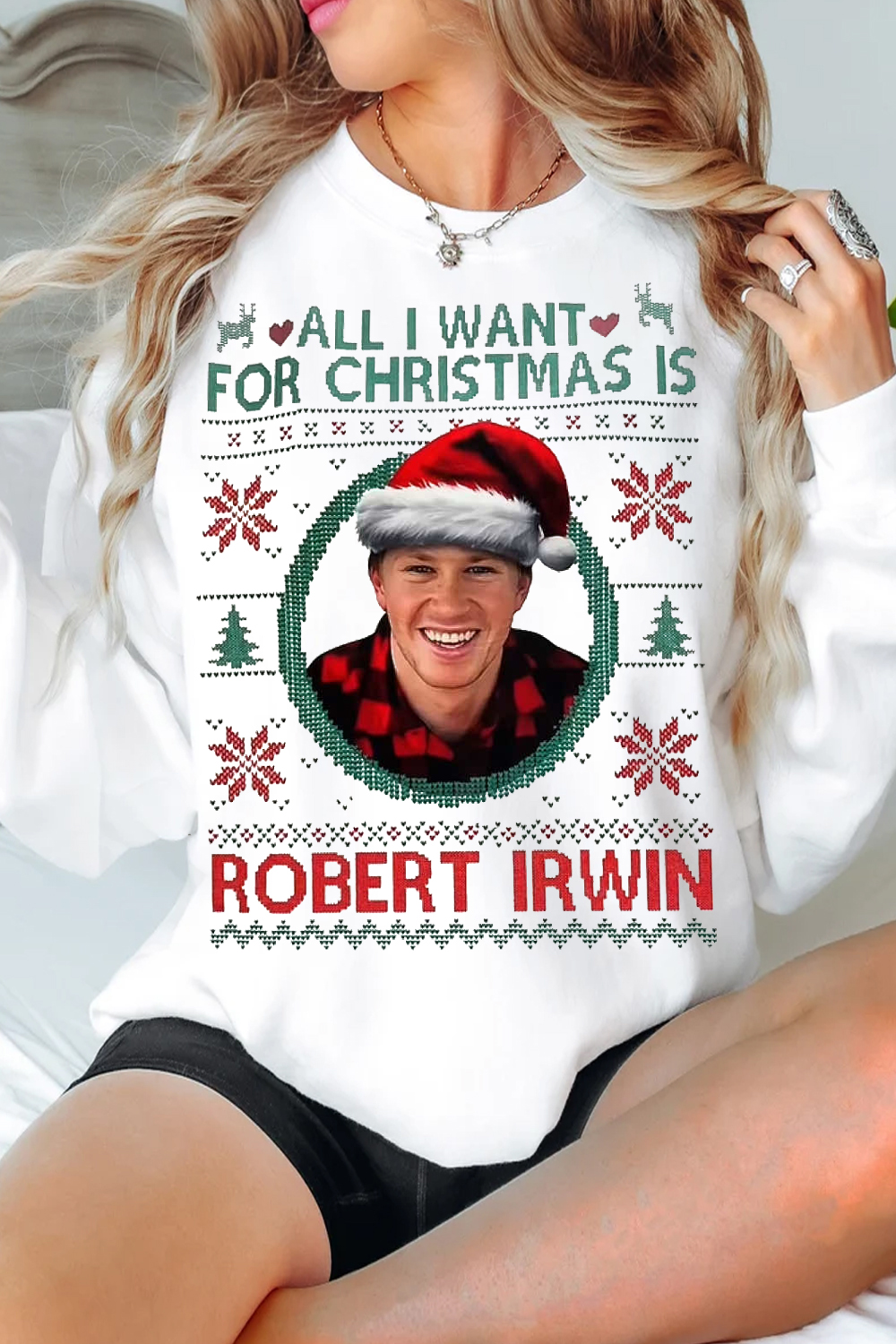 Robertirwin Christmas Sweatshirt