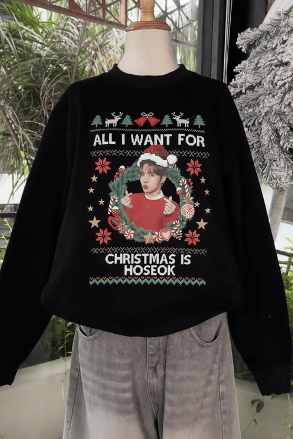 J-hope Hoseok BTS Christmas Sweatshirt