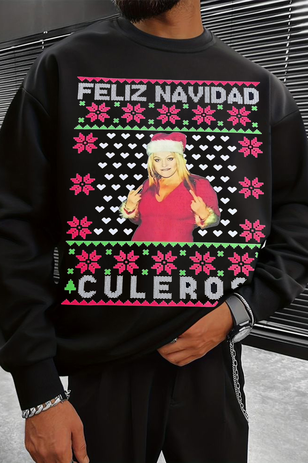 Feliz Navidad Culeros Jennyrivera Sweatshirt