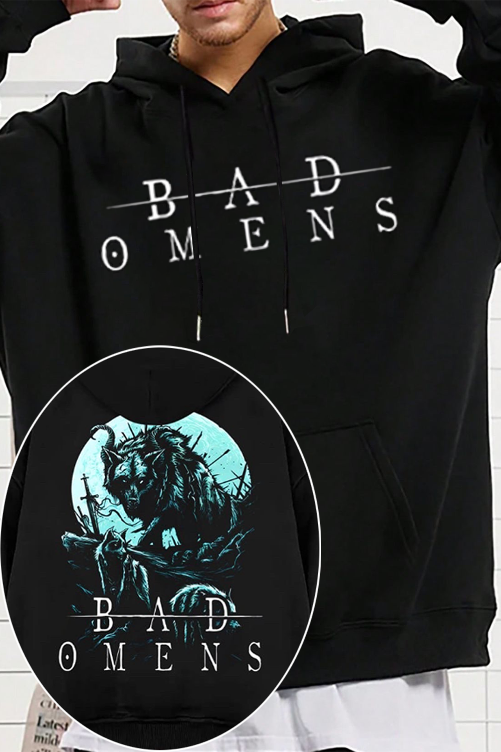 Bad Omens Band Hoodie - Rock Band Shirt 