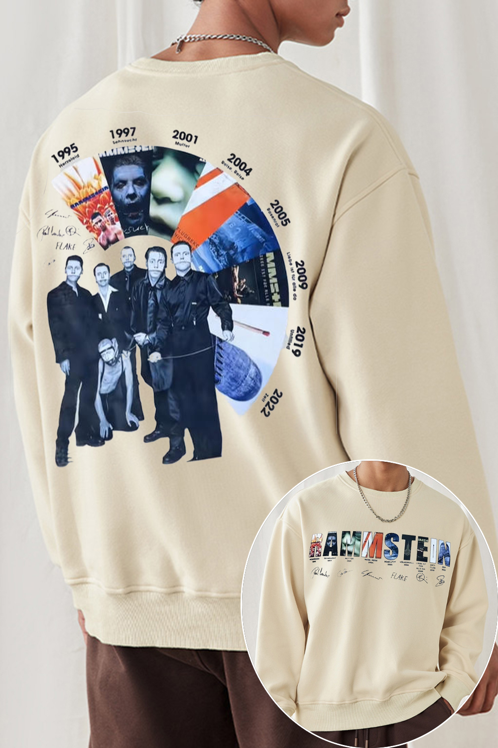 Rammstein 2-Sided Printed Sweatshirt