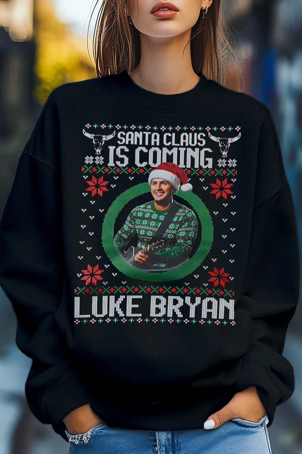 Luke Bryan Christmas  Sweatshirt