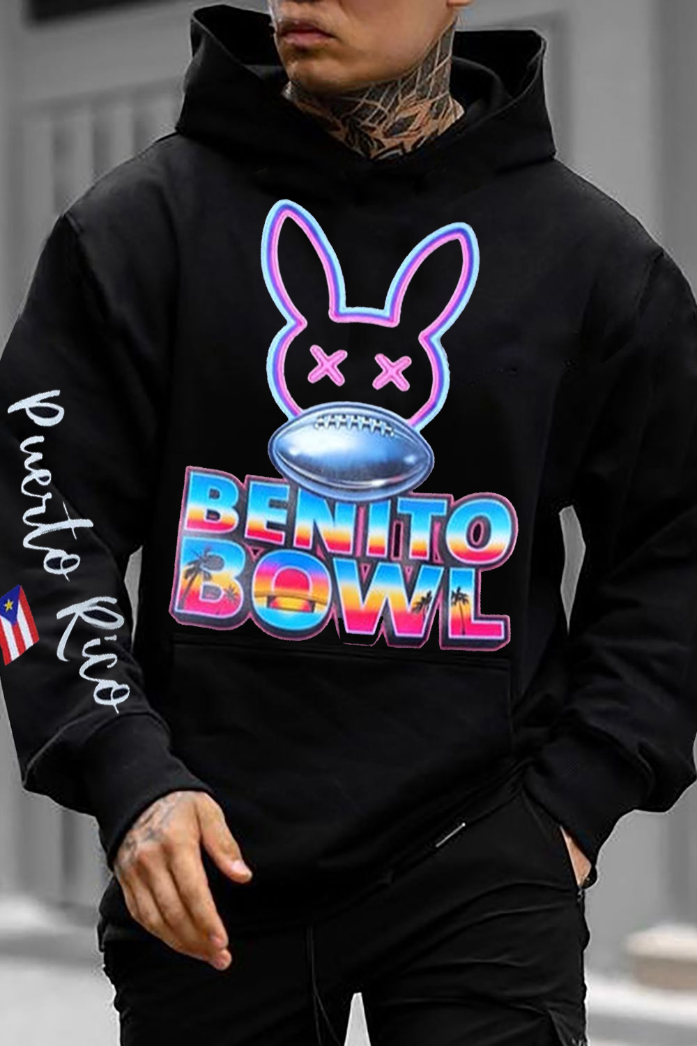 Benito Super Bowl Baseball Hoodie