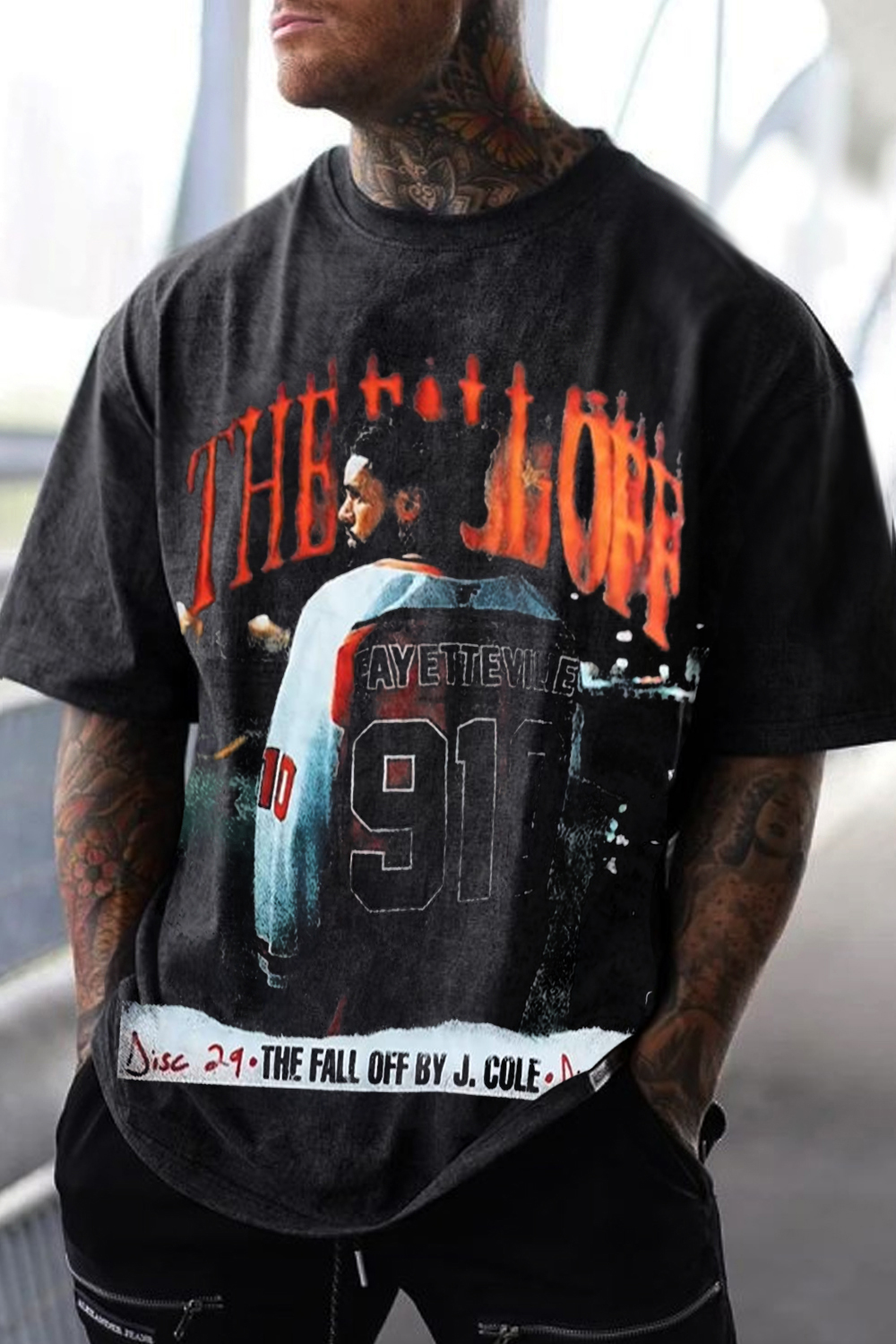The Fall Off Drop For J. Cole Fan Washed Cotton Tee