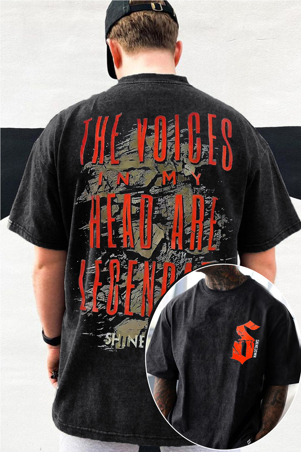 Shine Down Shirt- Rock Band Shirt