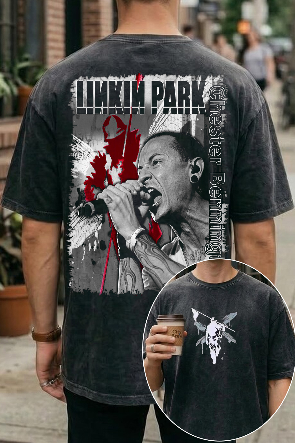 🎧 Chester Garment-Washed Cotton Tee