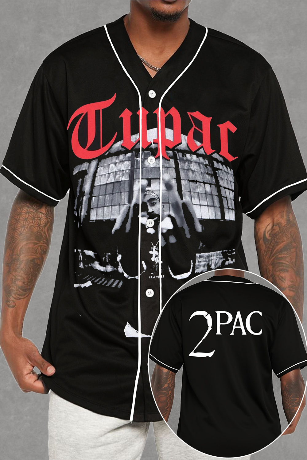tupac Baseball Jersey