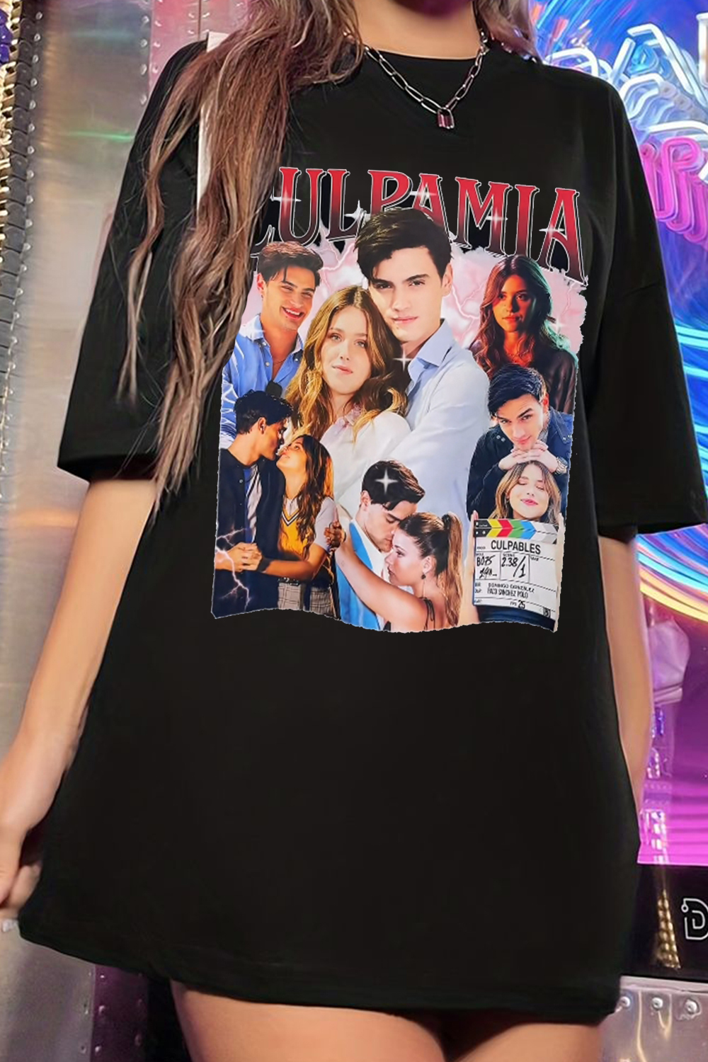 culpamia printed short-sleeved T-shirt