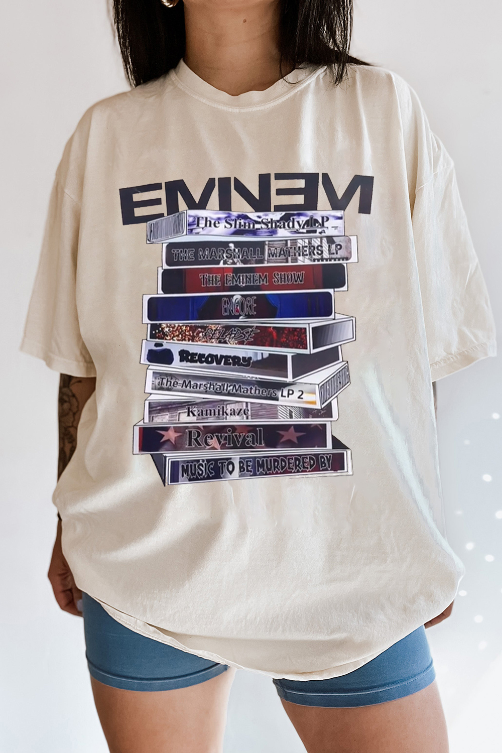 Eminem album short sleeve T-shirt