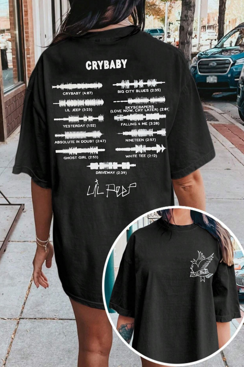 Lil Peep songs women T-SHIRT