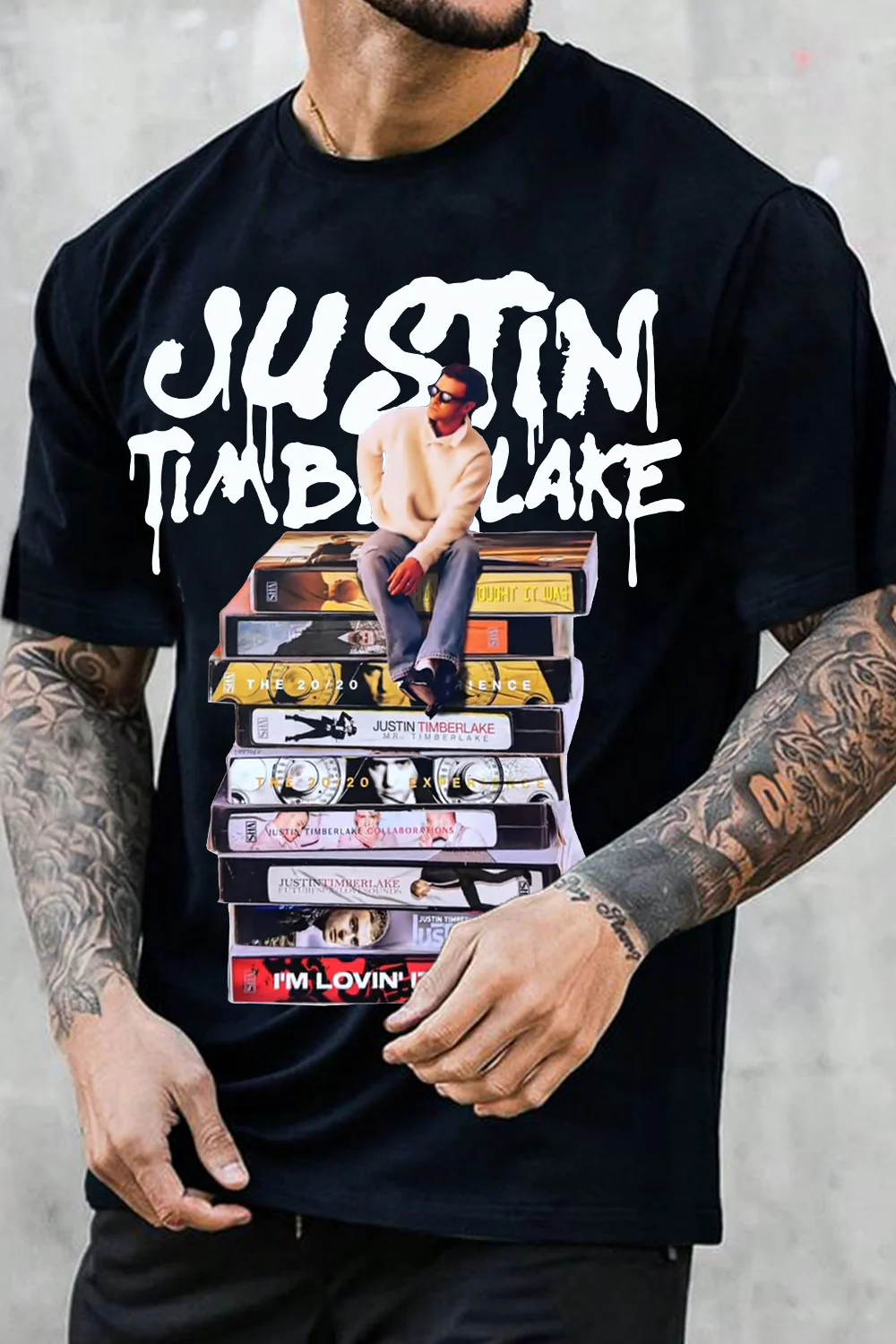 Justin Timberlake Concert Album Tee For Men