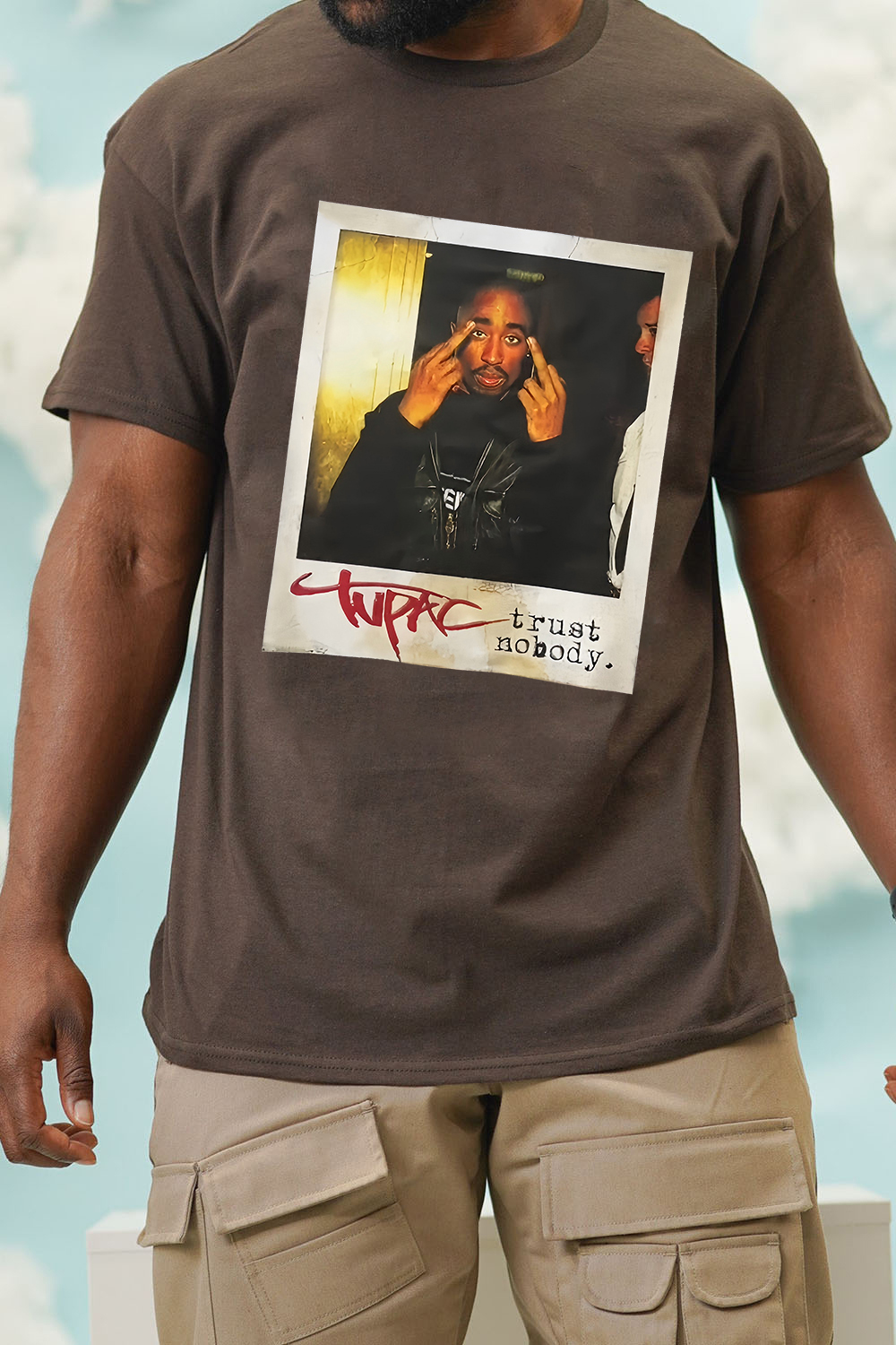 Rapper Tupac Graphic Tee For Men