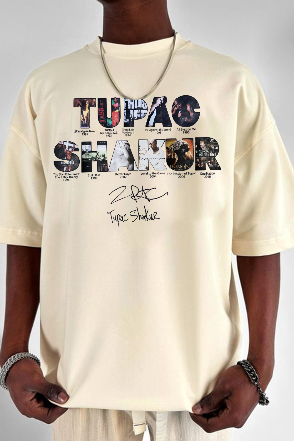 2pacs Hakur Album Tee For Men