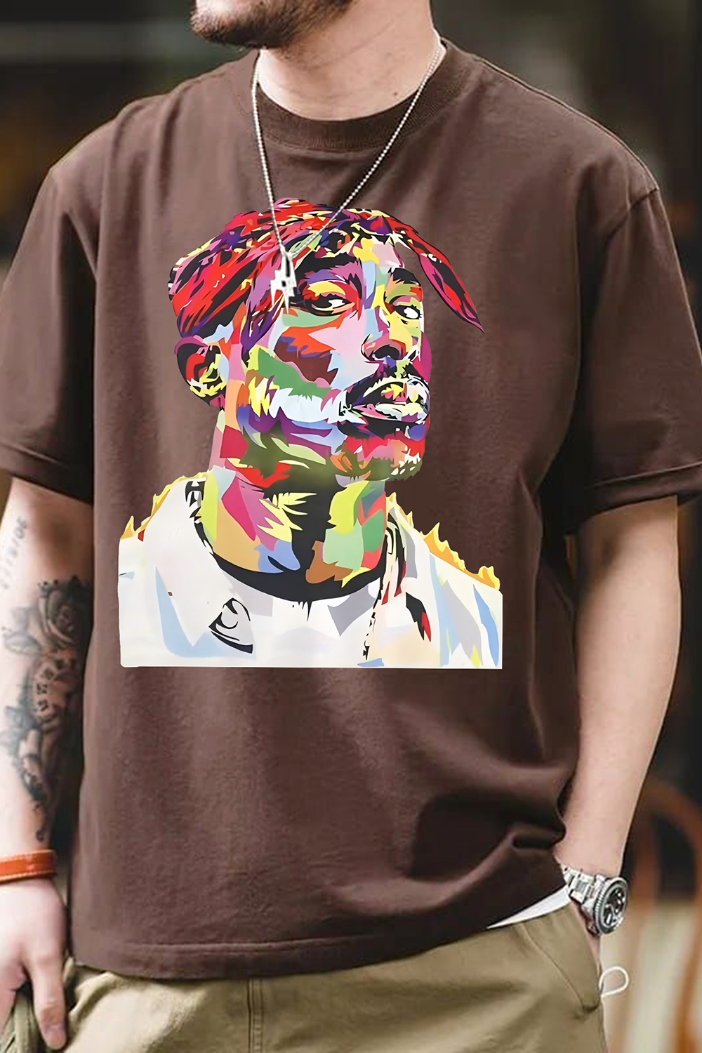 Forever the G.O.A.T 2pac Tee For Men