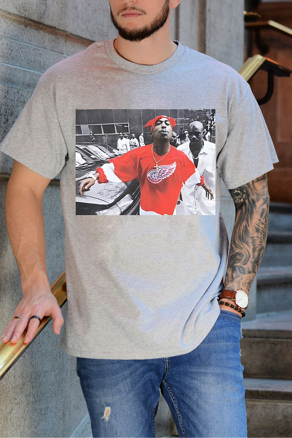 Legend Tupac Shakur Graphic Tee For Men