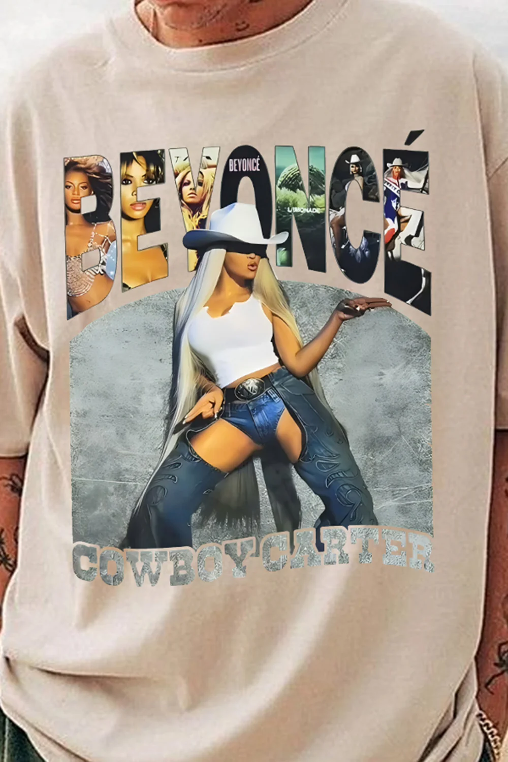 Beyonc�� Cowboy Carter Tour Graphic Tee For Men