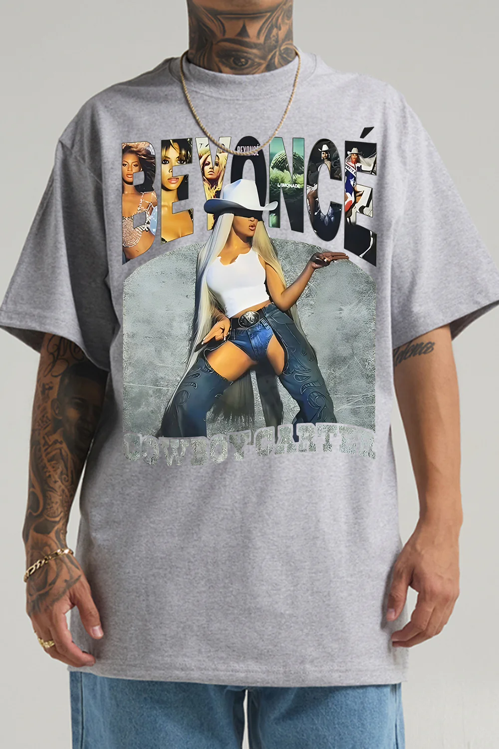 Beyonc�� Cowboy Carter Tour Graphic Tee For Men