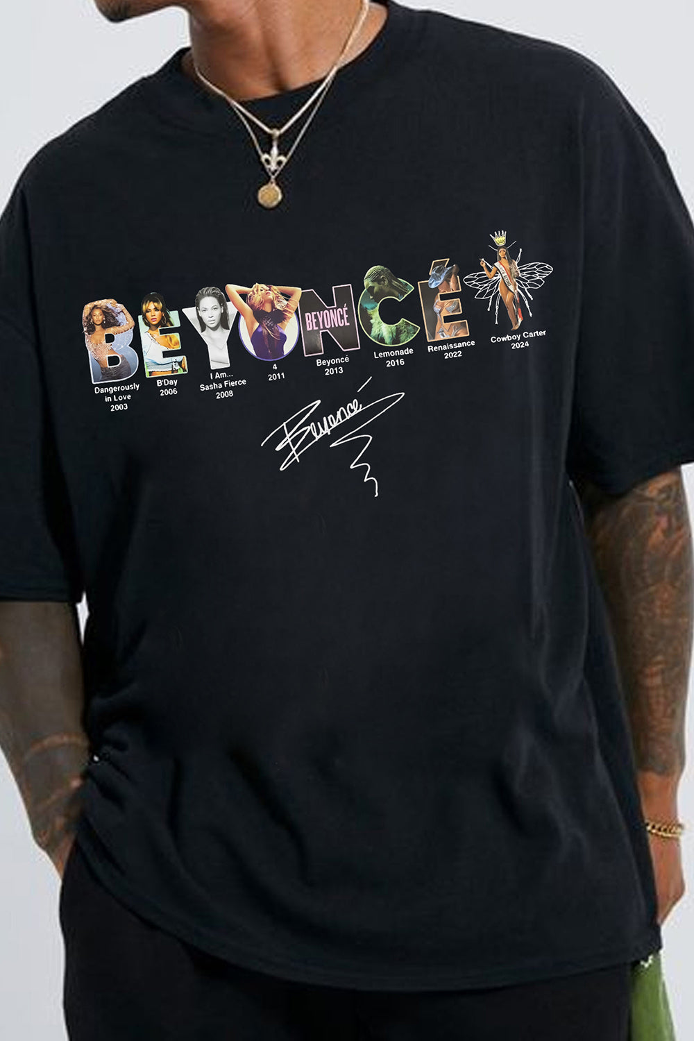 Beyonc�� Concert Album Beehive Tee For Men