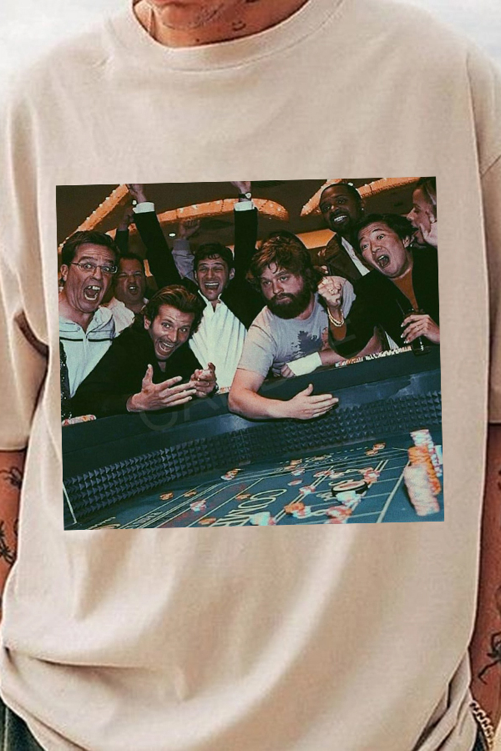 The Hangover Blackjack Scene Graphic Tee For Men