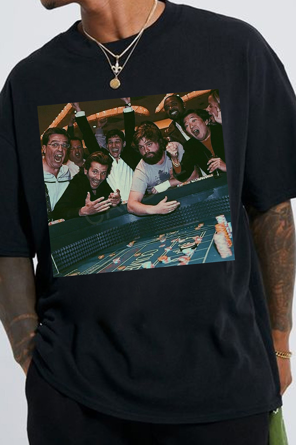 The Hangover Blackjack Scene Graphic Tee For Men