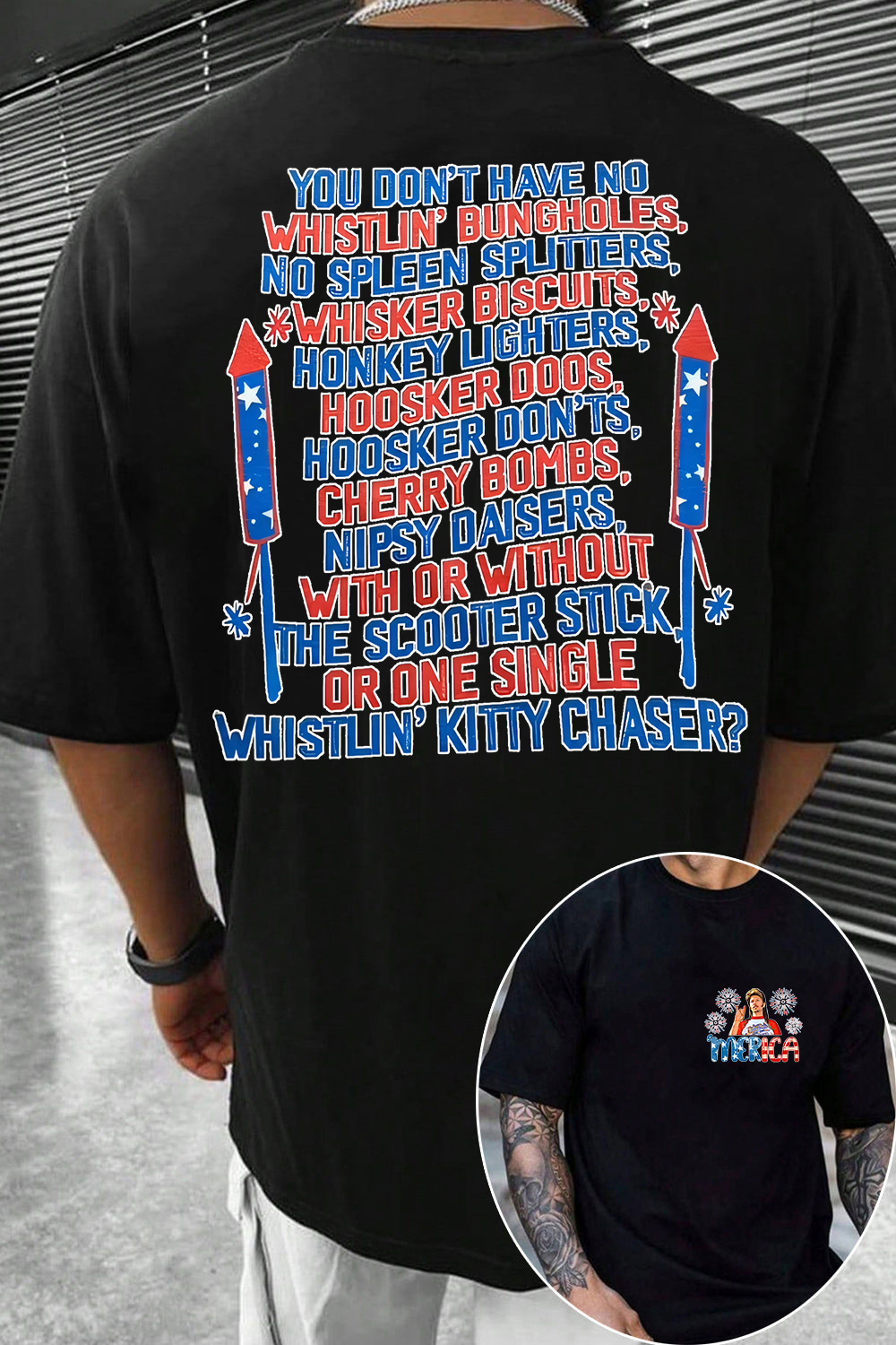 4th of July 2-Sided T-Shirt