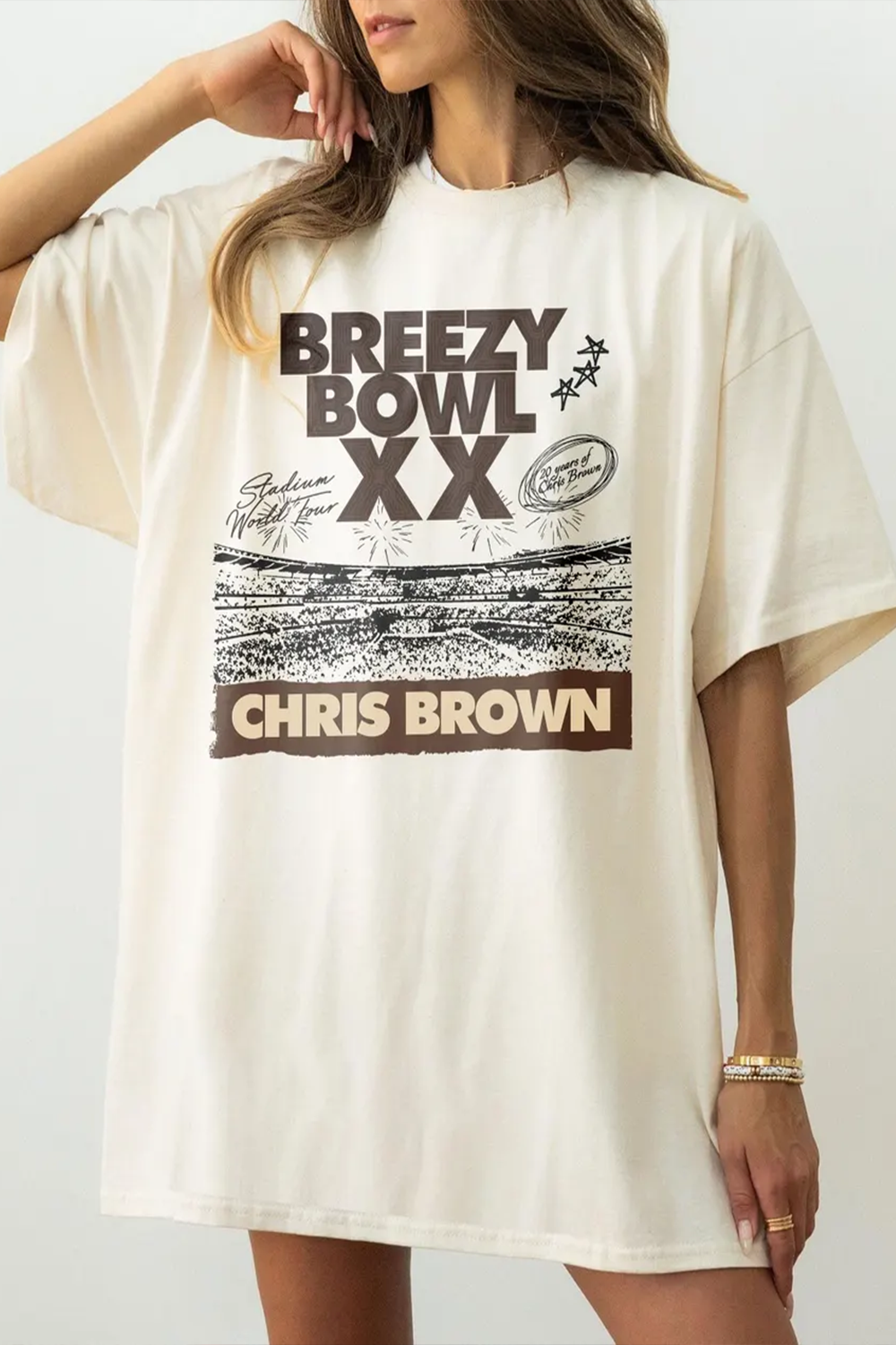 Chris Brown Breezy Bowl Tour Jersey