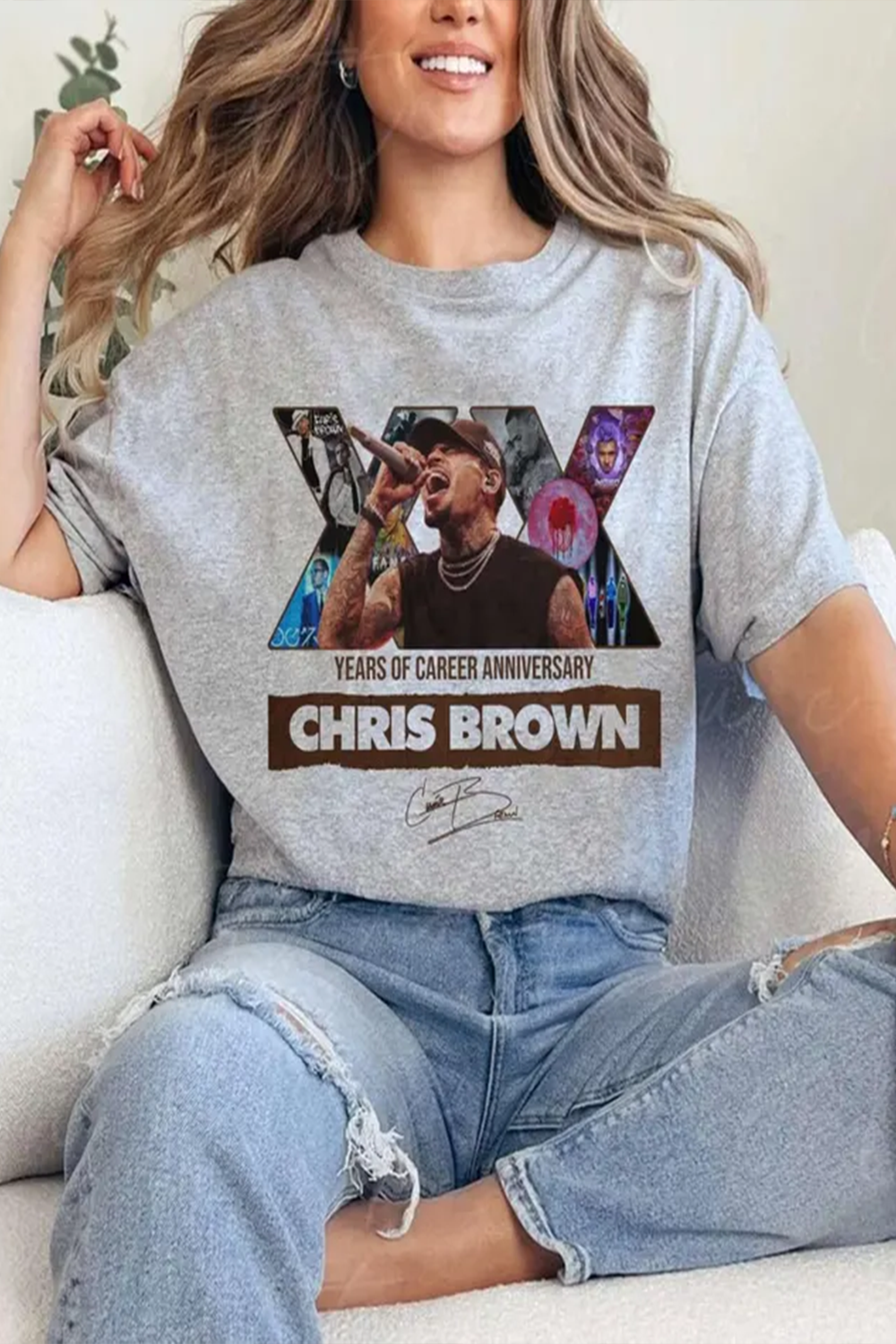 Breezy Bowl XX Tour 2025 Shirt & Chris Brown Tour Crewneck Sweatshirt For Fans