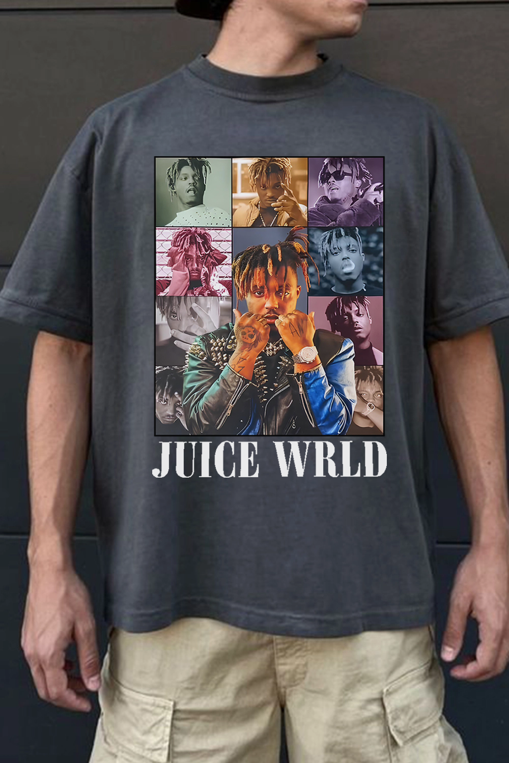 Juice Wrld  Portrait  Tee For Men