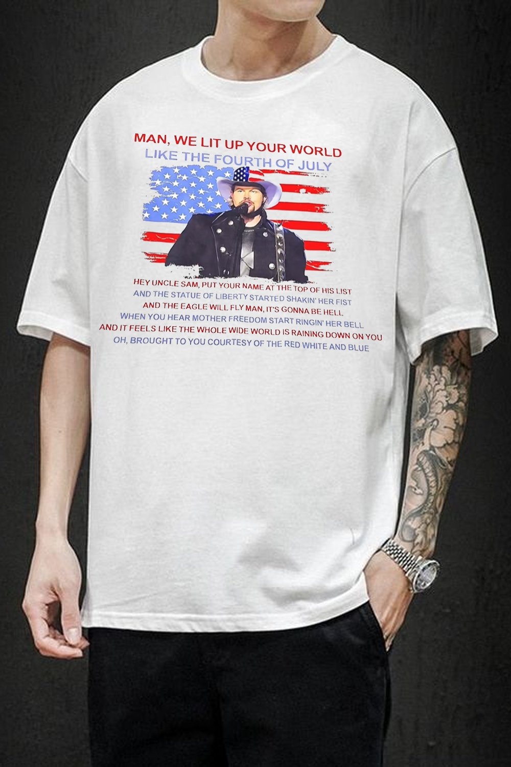 HAPPY 4th7 ususus T-shirt