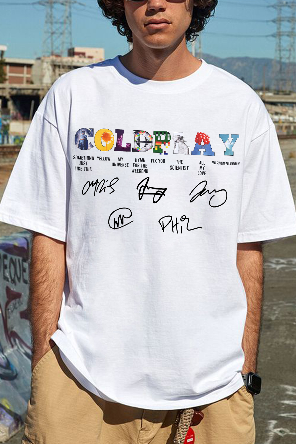 Coldplay Music Concert 2025 T-Shirt