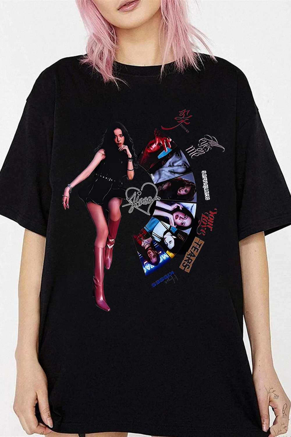 Jisoo solo shirt