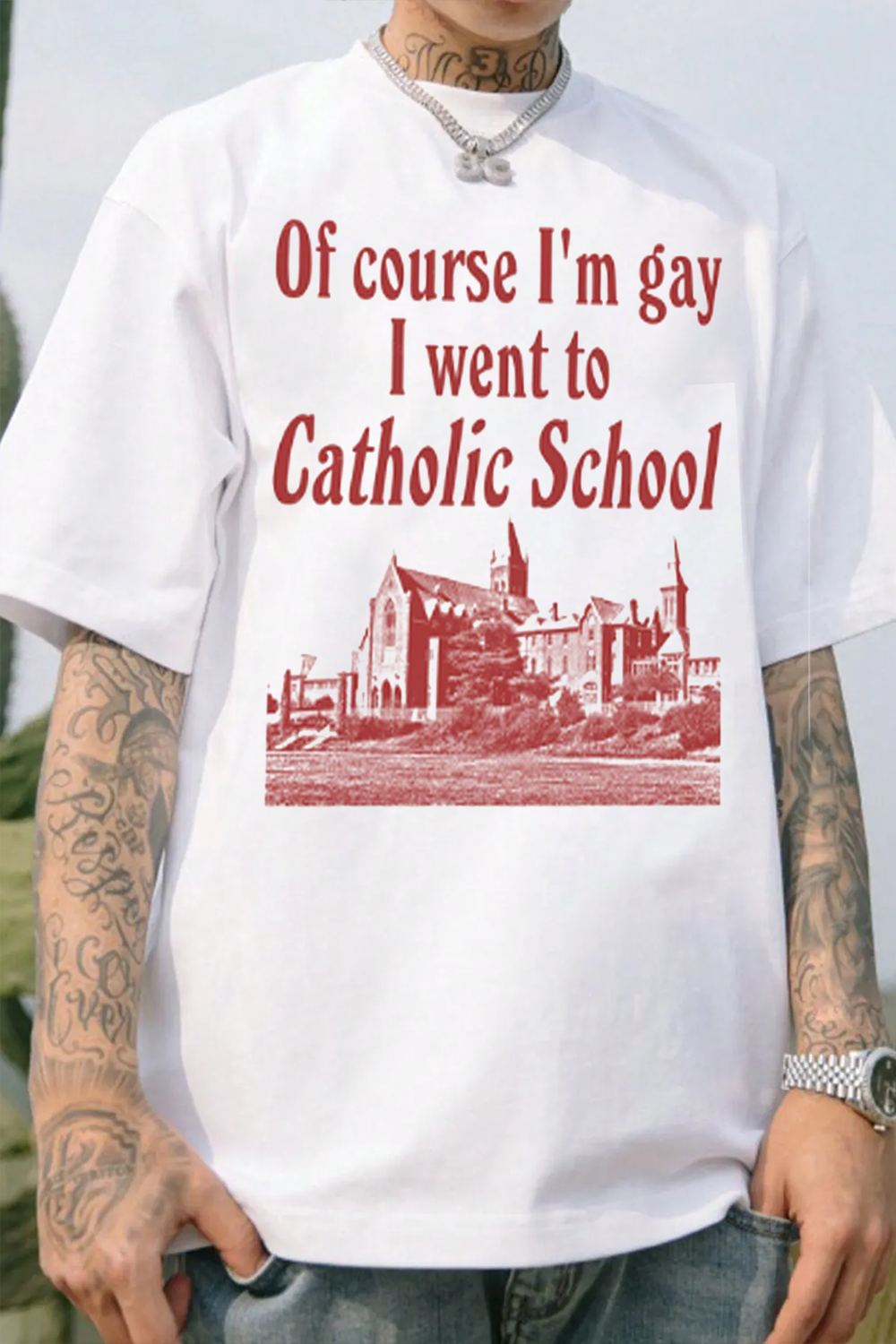 I Went to Catholic School  T-shirt