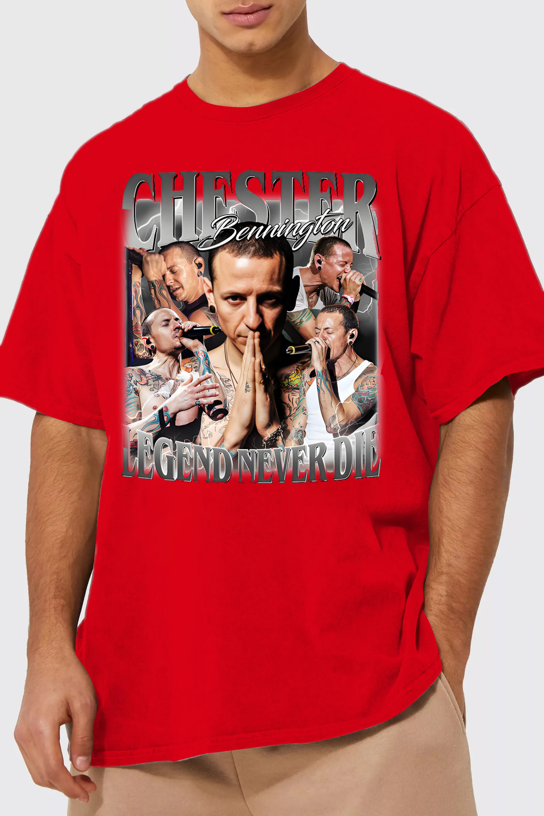 L P Vintage Chester Bennington T-Shirt