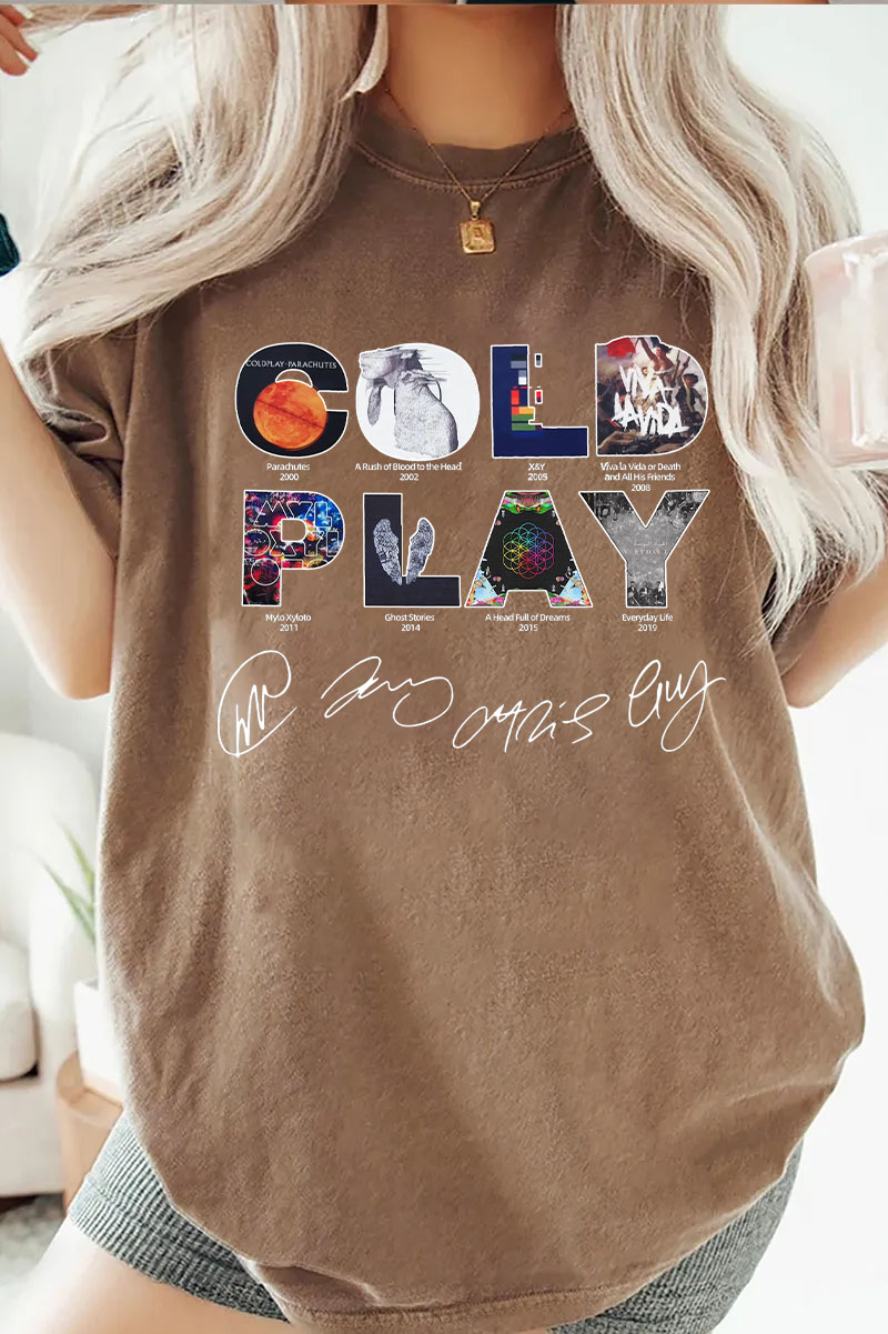 Coldplay shirt for Women