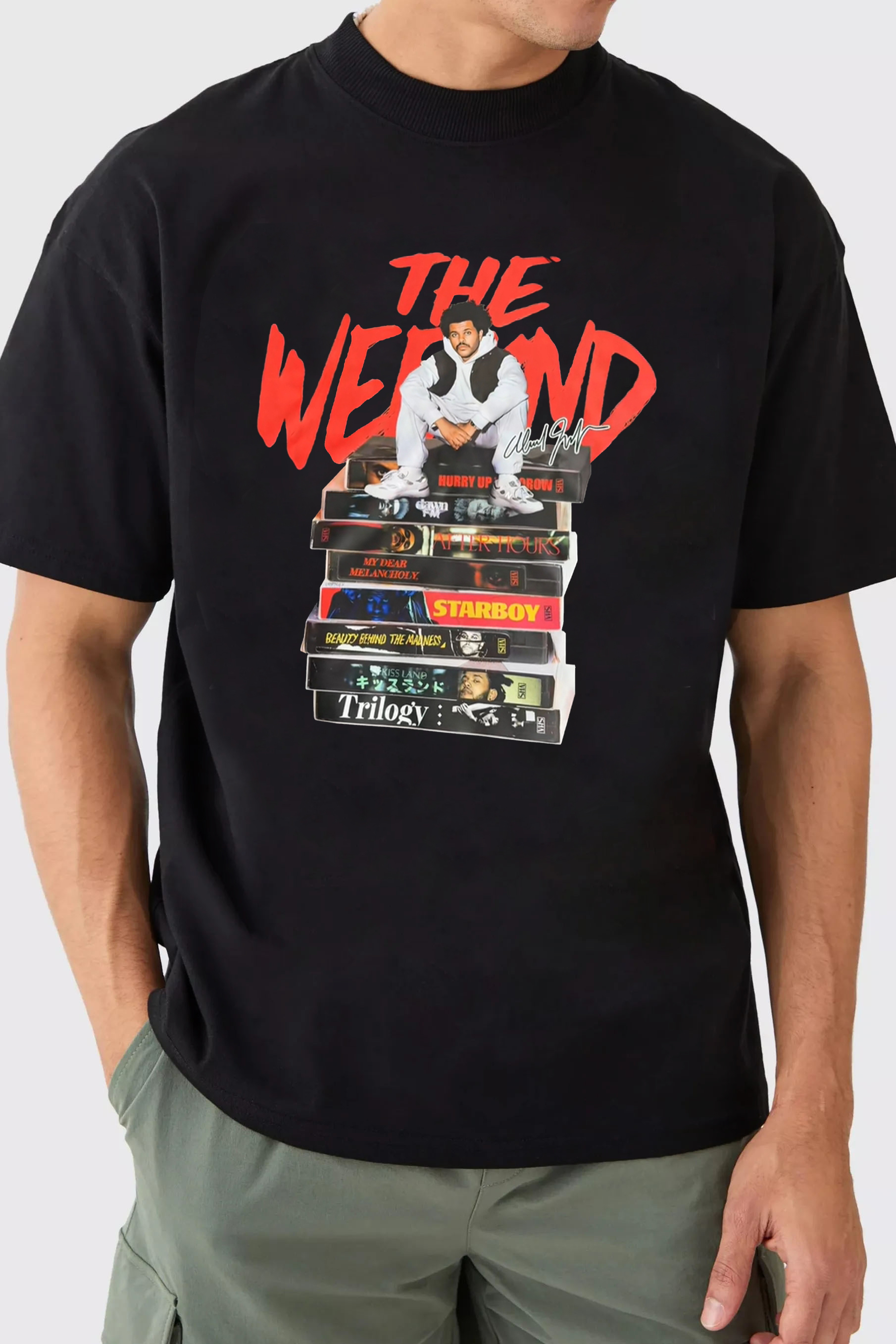 The Weeknd Album Hurry Up Tomorrow Tee For Men