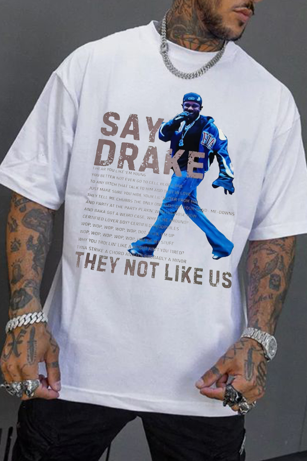 Kendrick : �� Say Drake �� Men T-Shirt