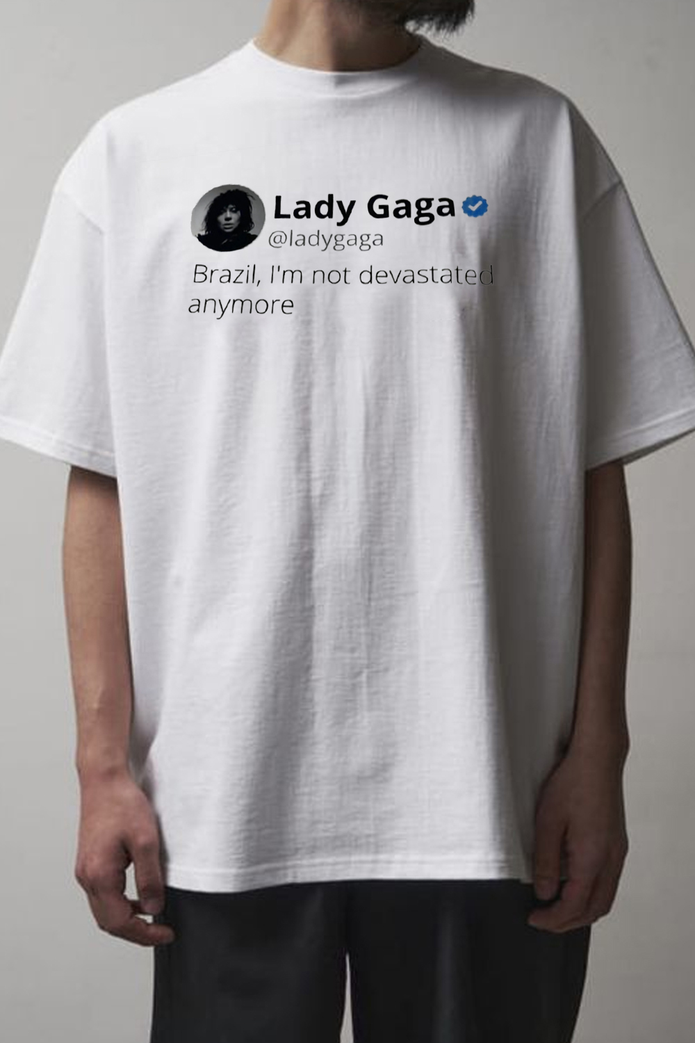 ladygaga funny men T-SHIRT