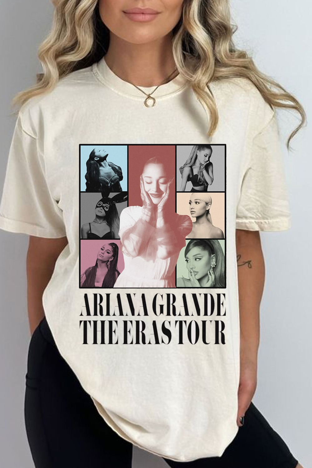 ariana grande poster t-shirt