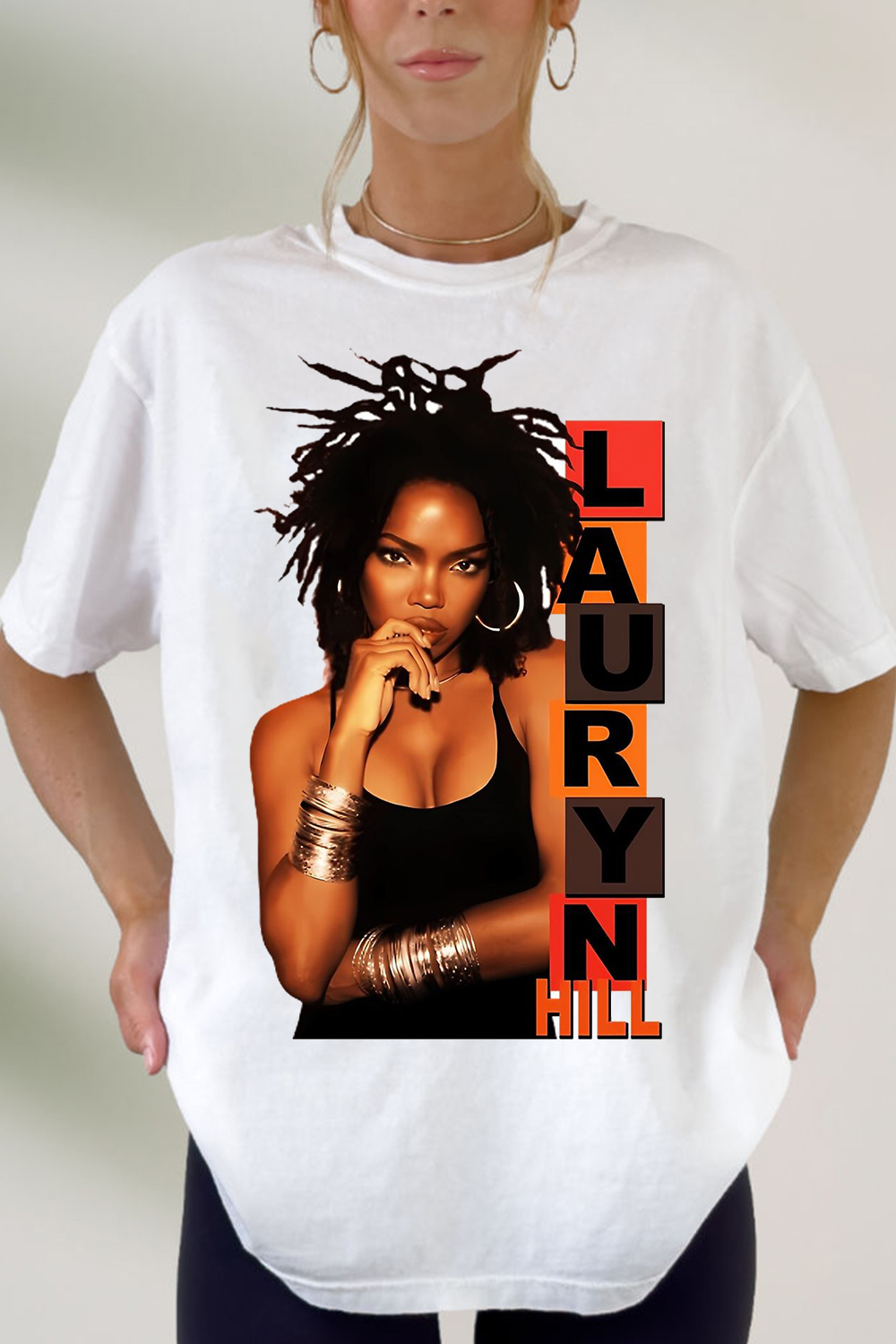 LAURYN HILL Print Short Sleeve T-Shirt