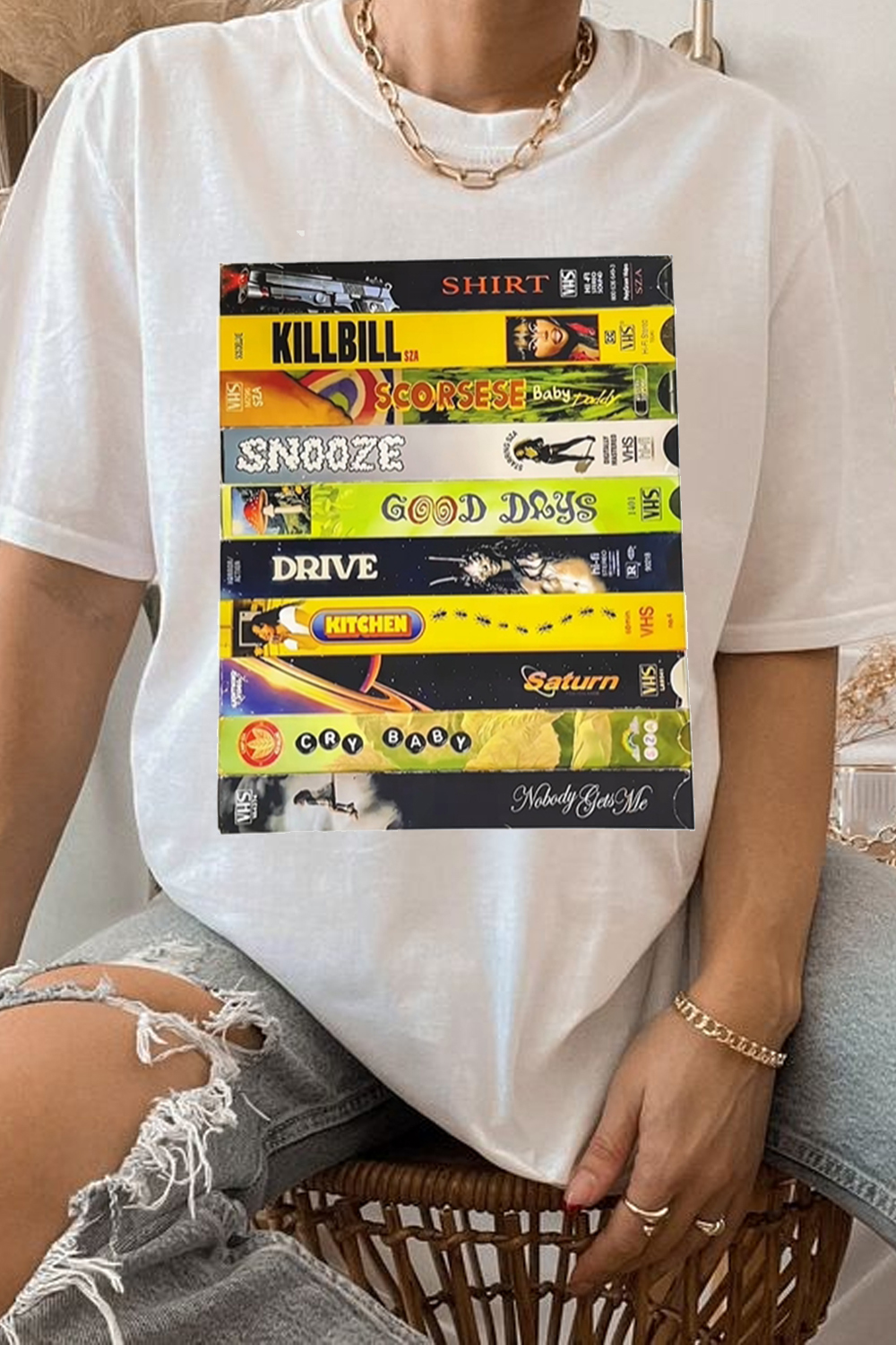 SZA album print T-shirt