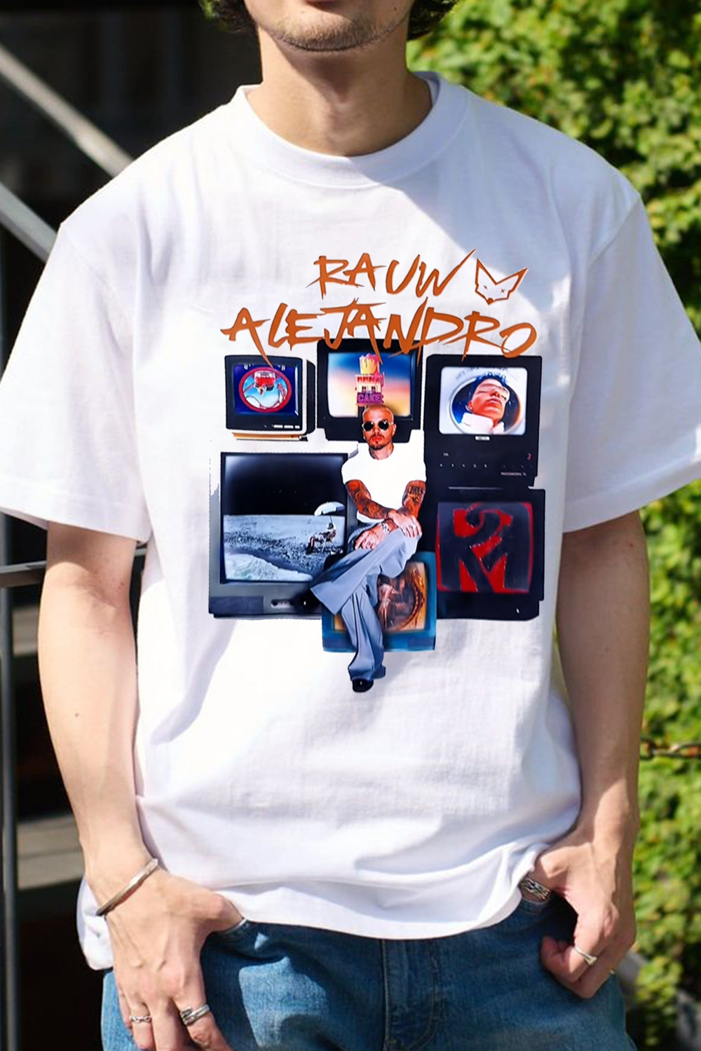 Rauw concert print t-shirt