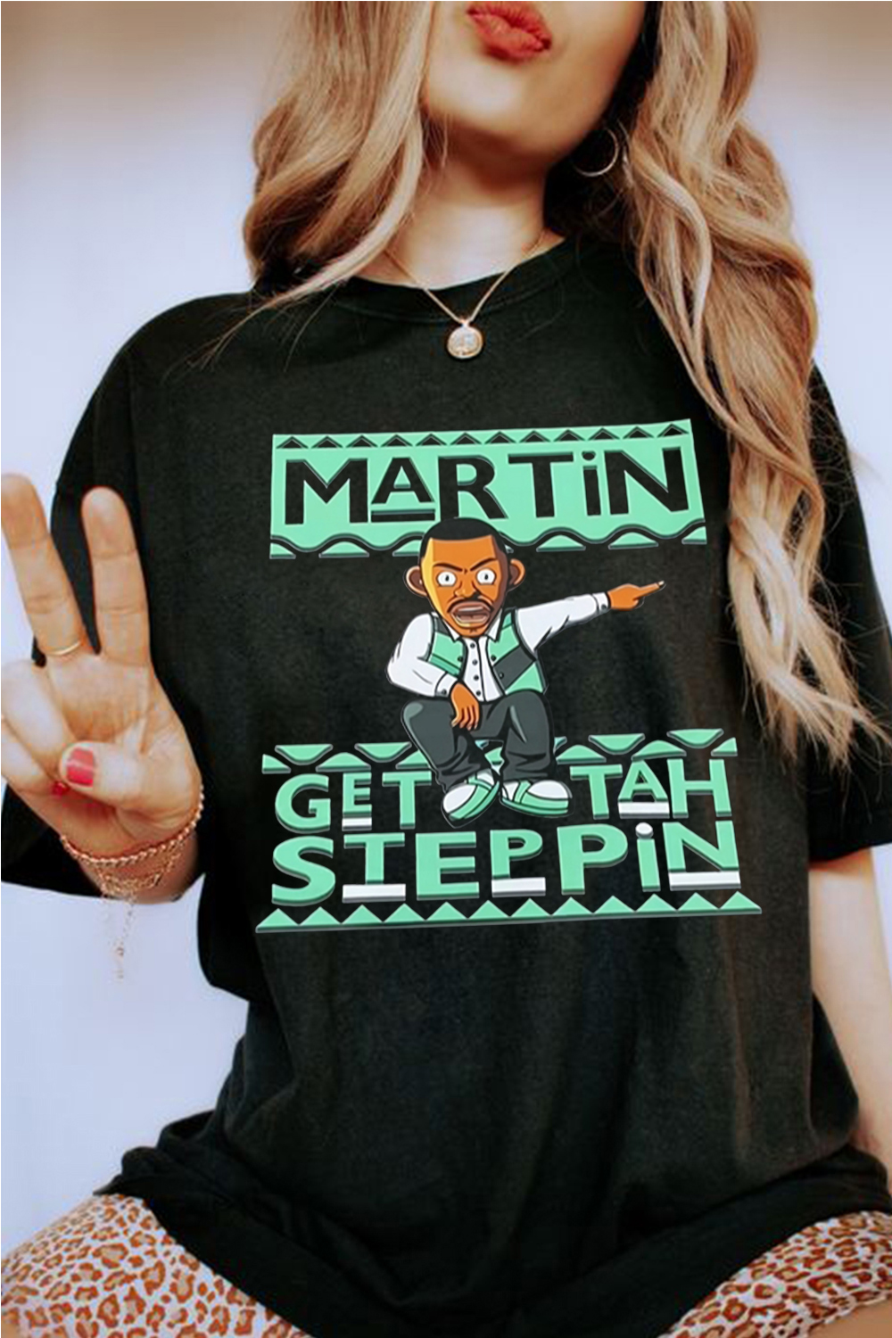 martin print t-shirt