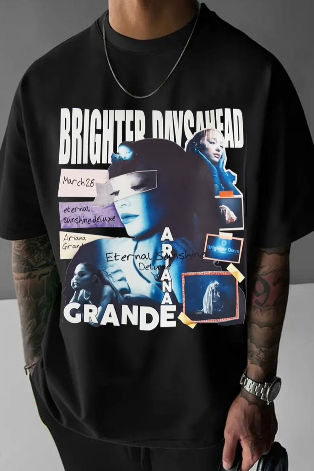 arianagrande new album  men t-shirt