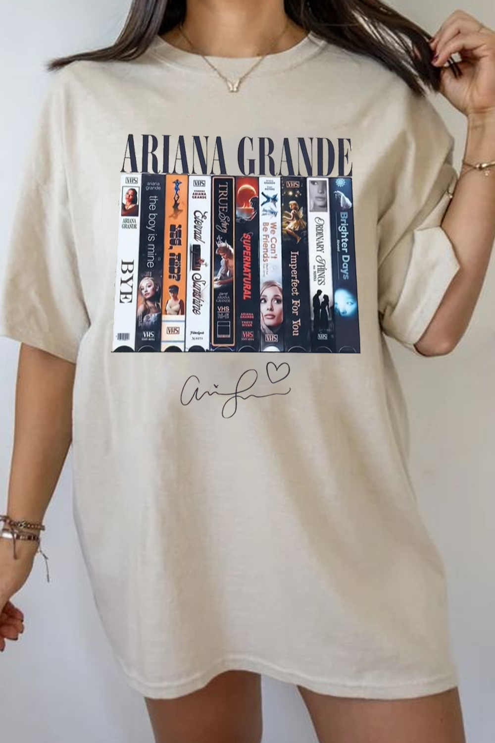 arianagrande book t-shirt