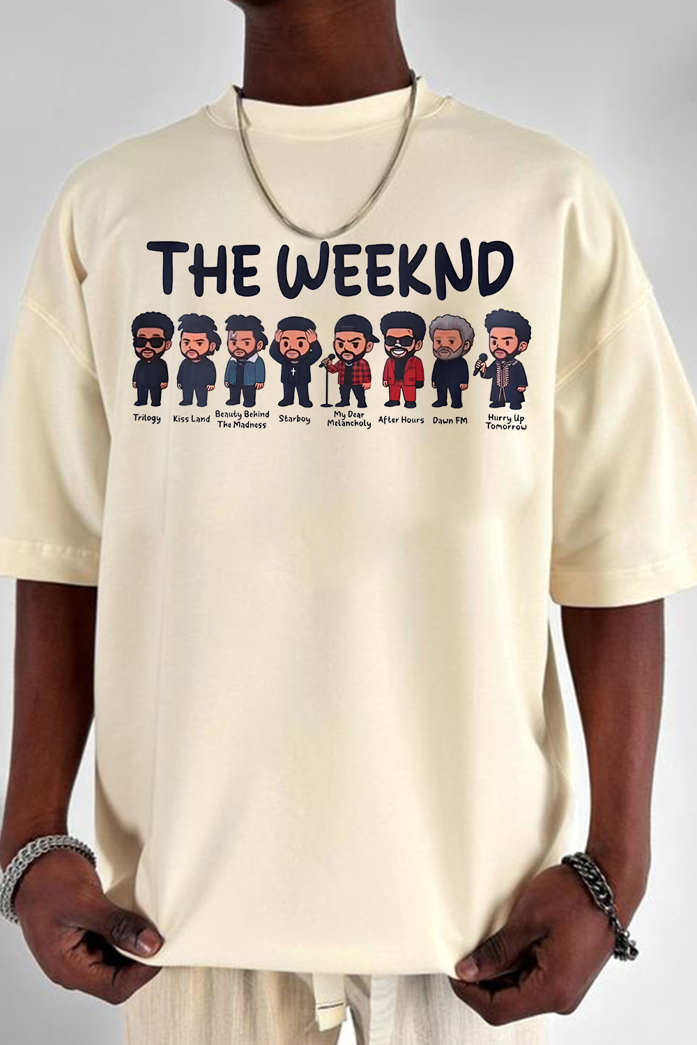 Rock The Weeknd tee and shine brighter