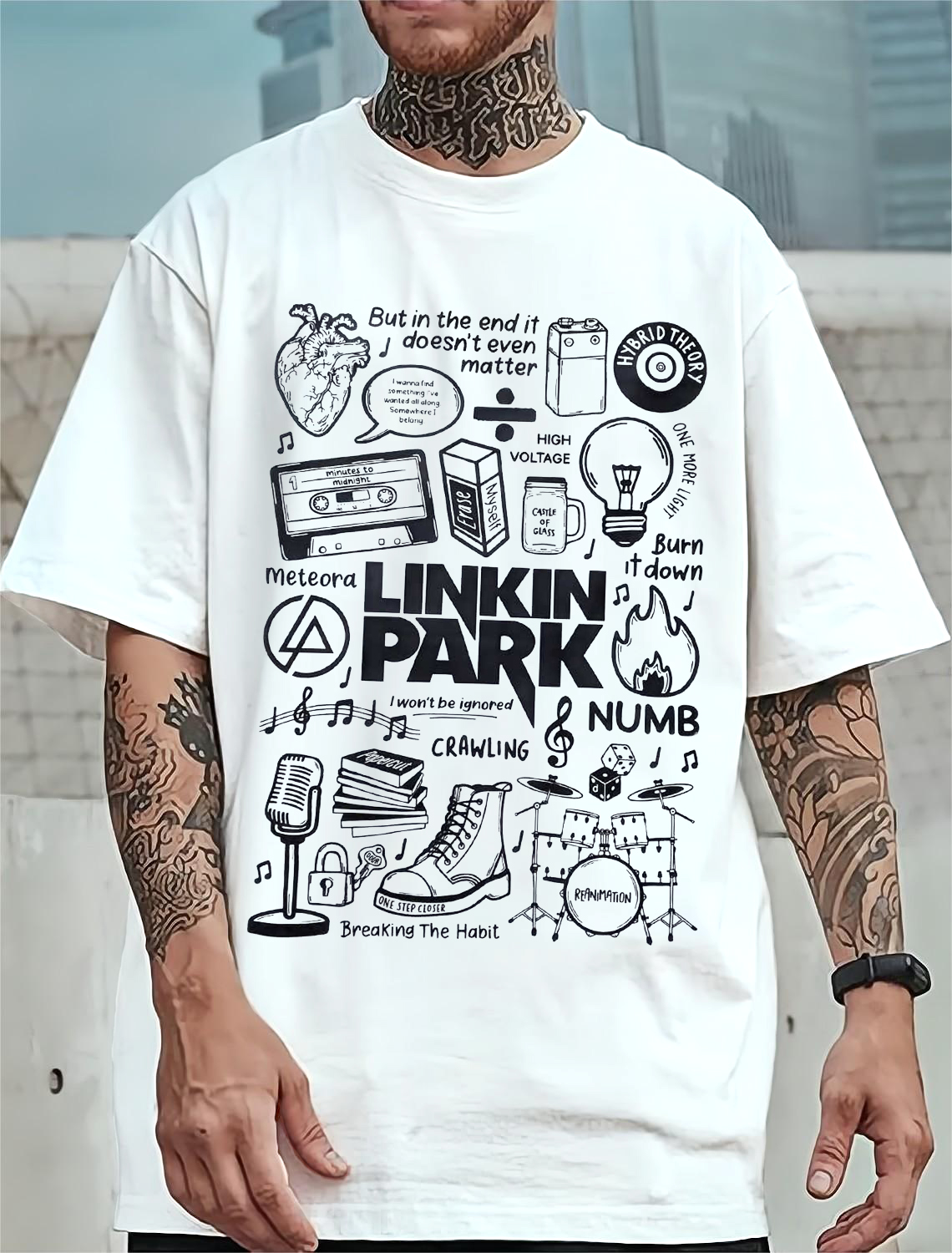 linkinpark album Tee For Men