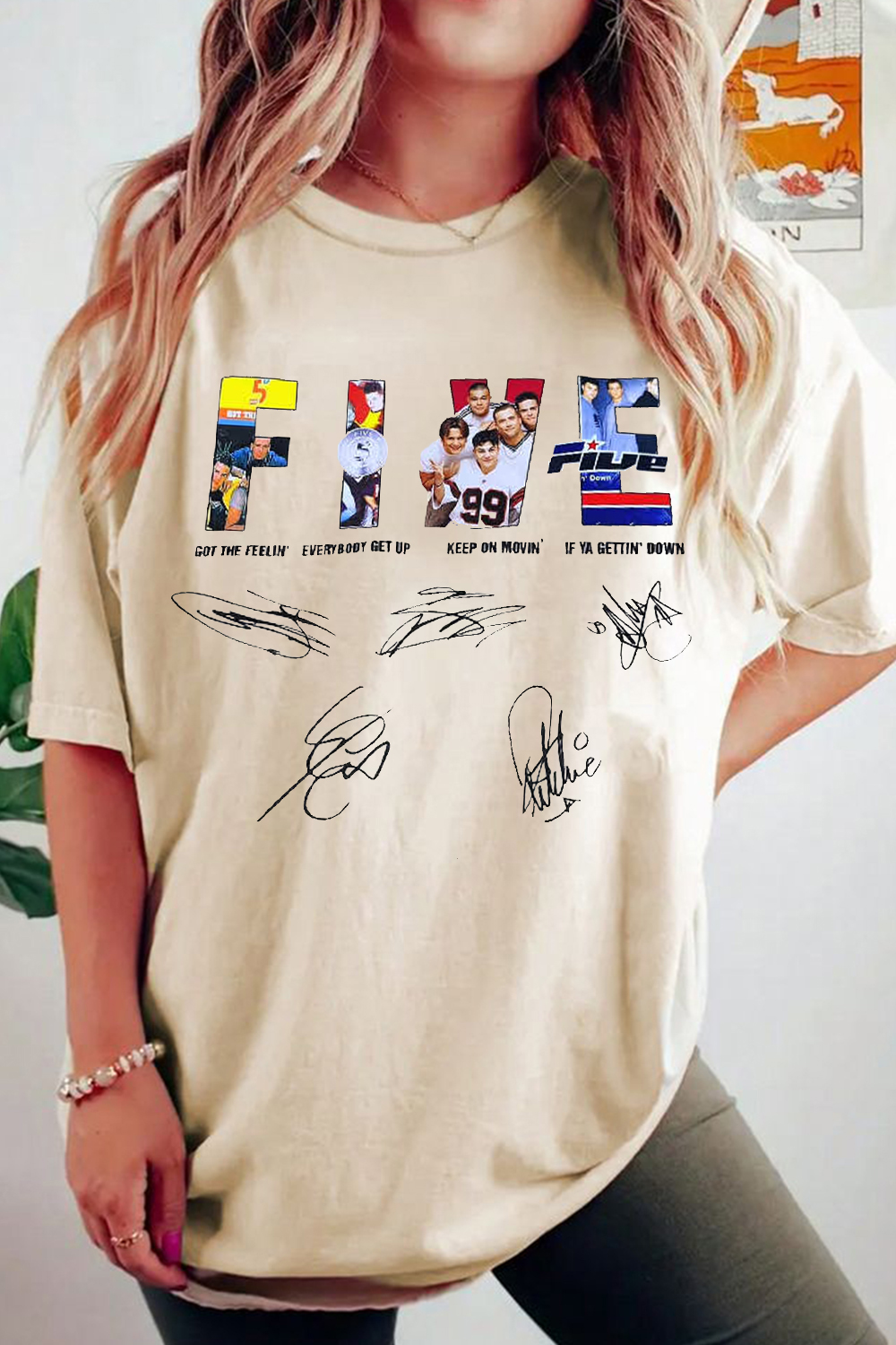 Five Music Tour 2025 T-shirt