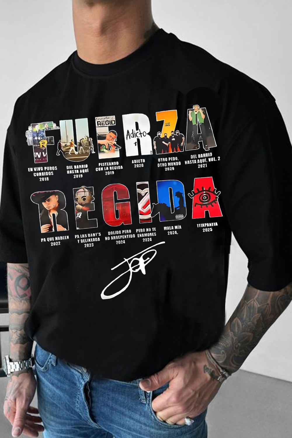 Rep Fuerza Regida in style Tee