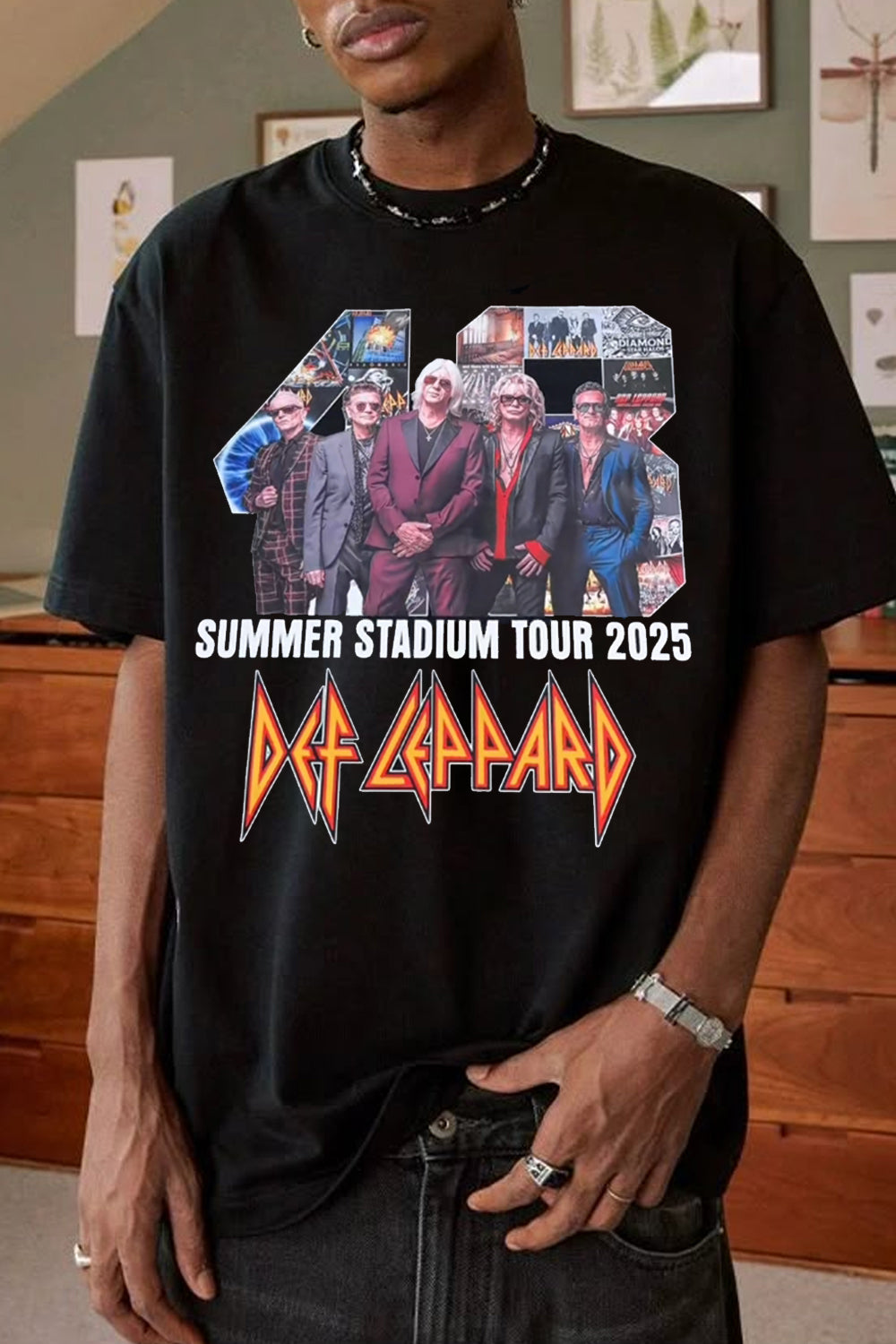 Happy 48 anniversary Def Leppard rock band  tee