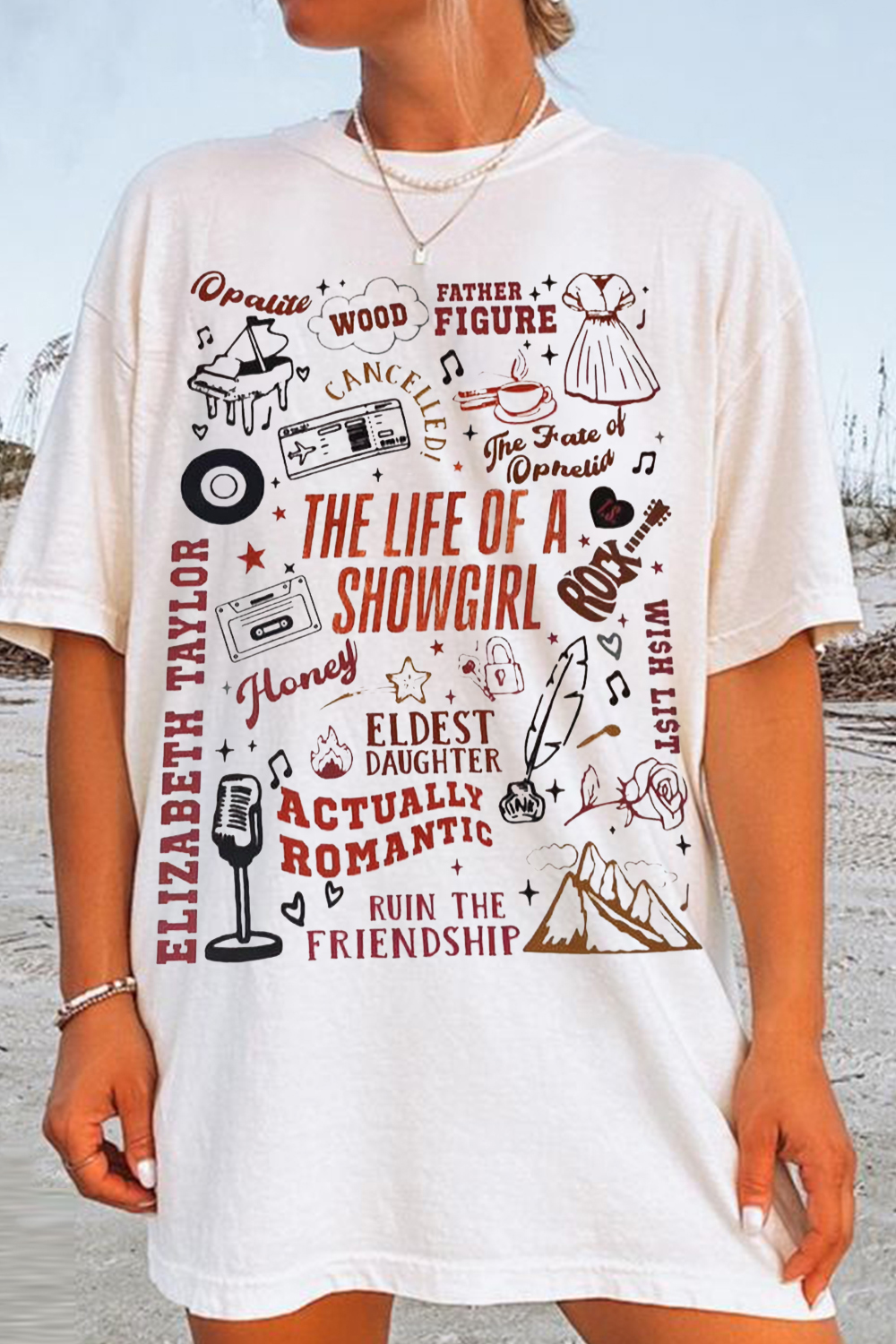 Life of a showgirl track list shirt🔥